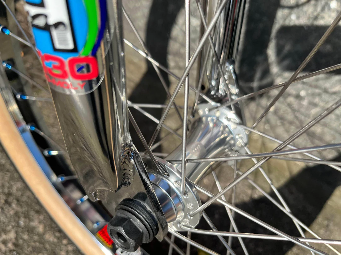 Haro 40th Anniversary Bob Haro Freestyler Lineage Custom Bike Chrome Blue 7 Haro 40th Anniversary Bob Haro Freestyler Lineage Custom Bike Chrome Blue - Image 7