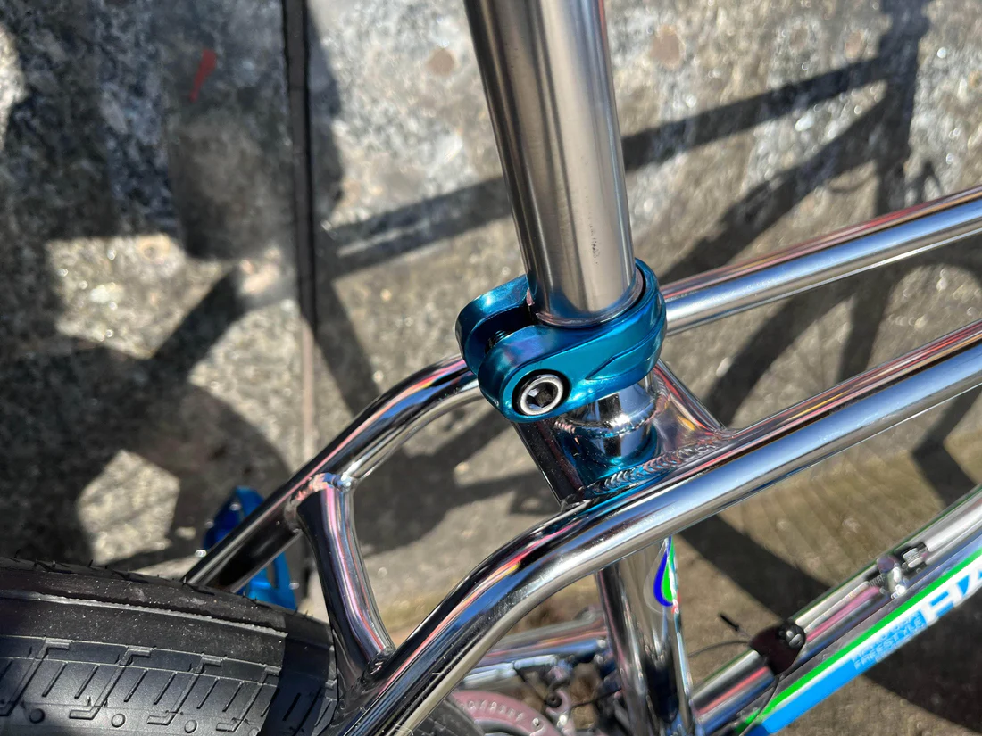 Haro 40th Anniversary Bob Haro Freestyler Lineage Custom Bike Chrome Blue 11 Haro 40th Anniversary Bob Haro Freestyler Lineage Custom Bike Chrome Blue - Image 11