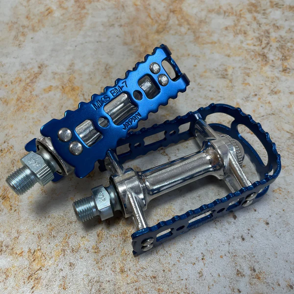 MKS BM-7 Pedals old school BMX silver