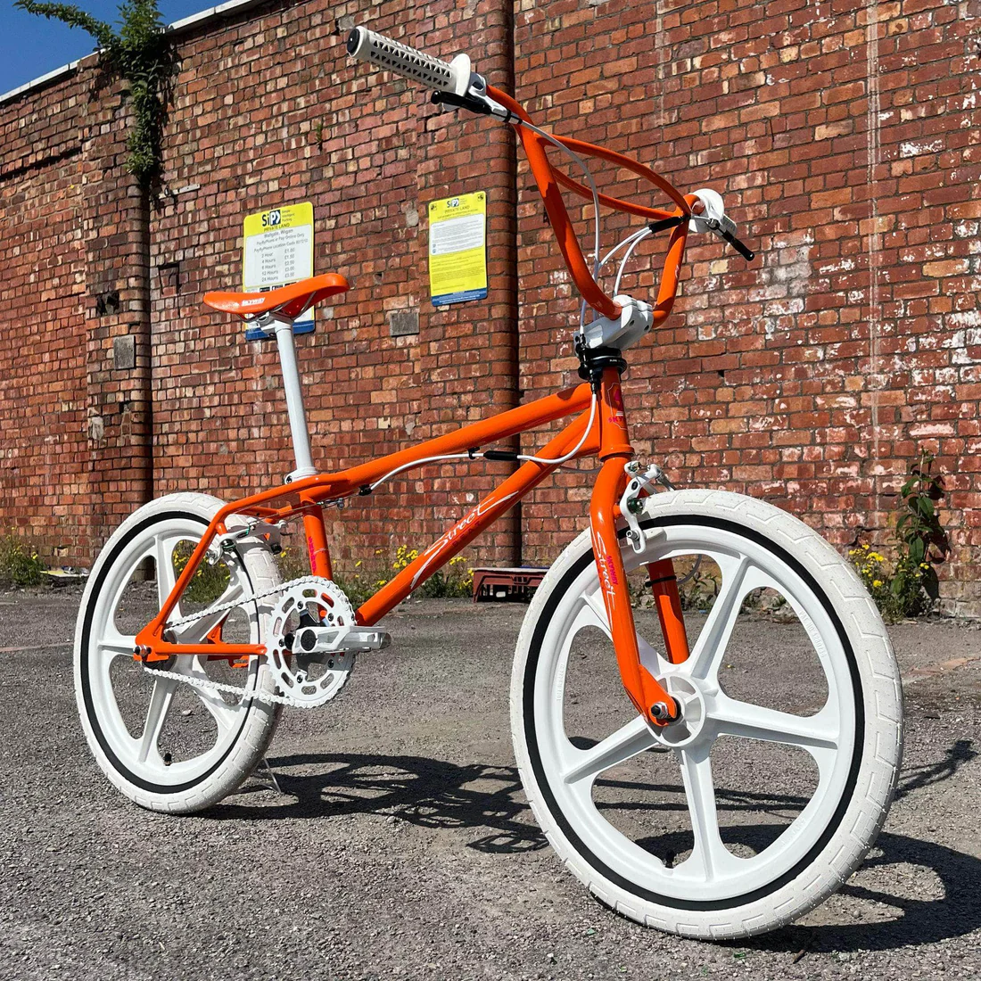 Skyway Street Beat BMX Bike Orange White