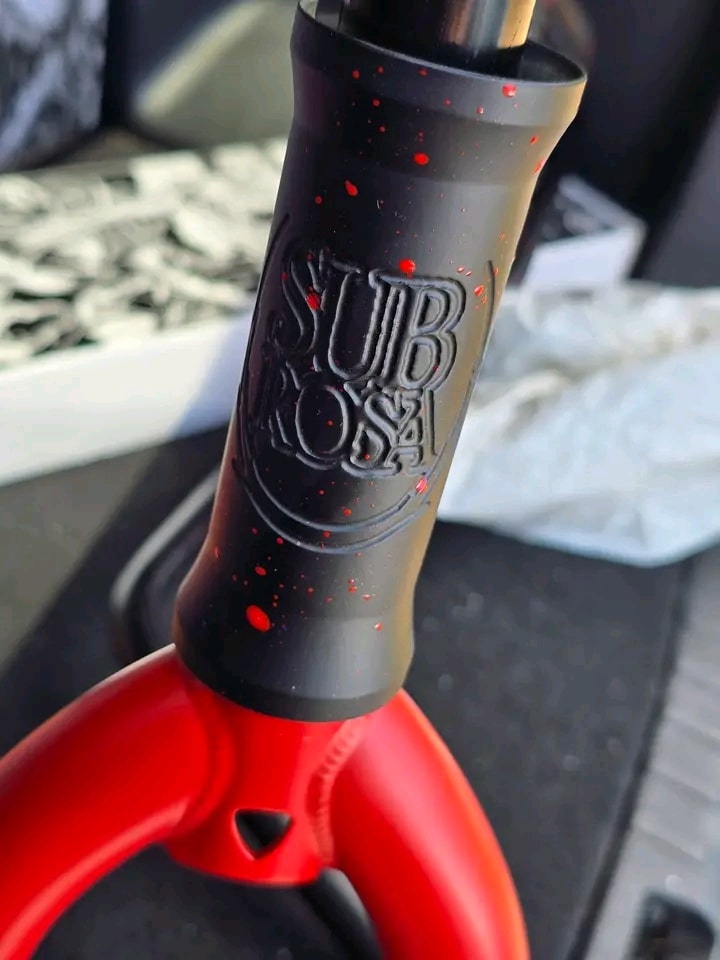 Subrosa Villicus Frame Package Matte Black Red Splatter 9 Subrosa Villicus Frame Package Matte Black Red Splatter - Image 9