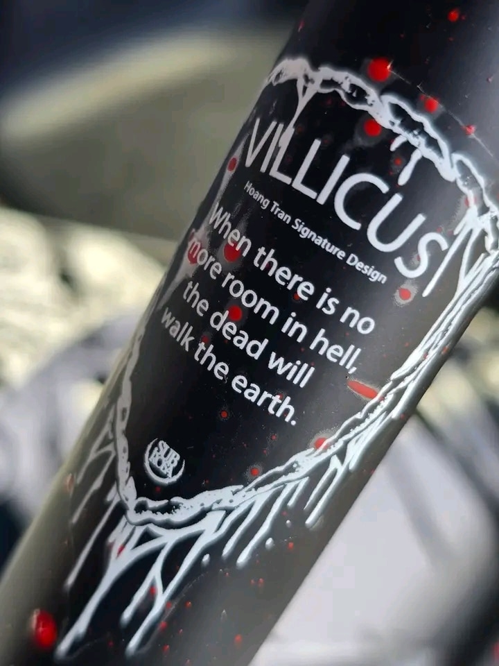 Subrosa Villicus Frame Package Matte Black Red Splatter 10 Subrosa Villicus Frame Package Matte Black Red Splatter - Image 10