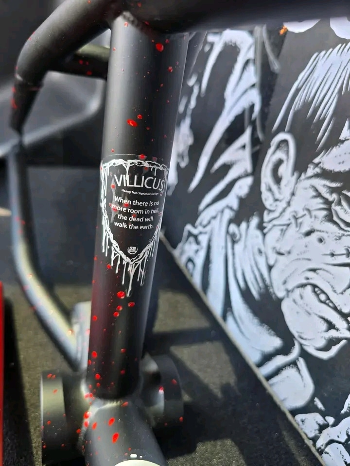 Subrosa Villicus Frame Package Matte Black Red Splatter 16 Subrosa Villicus Frame Package Matte Black Red Splatter - Image 16